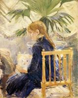Morisot, Berthe - Girl with Dog